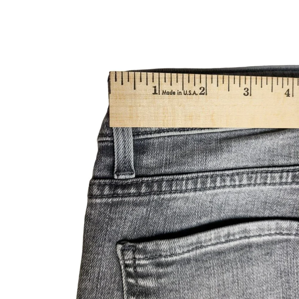 FIDELITY DENIM Juniper Crop Cropped Flare Women's Jeans Denim Surfire Grey SZ 27 - Picture 11 of 16